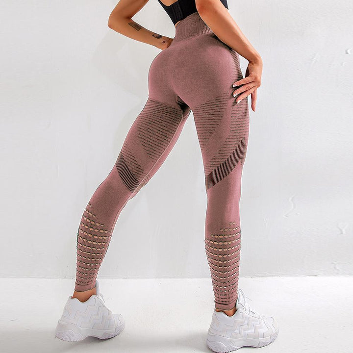 Sportowe legginsy z wycięciem na trening, zaprojektowane dla kobiet. Wysoki stan, maksymalny komfort.