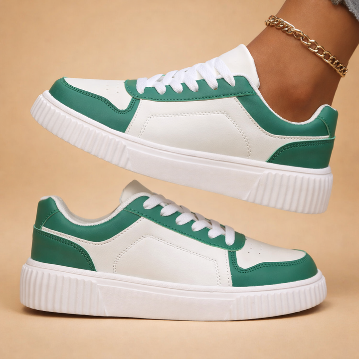 Stylowe damskie trampki z amortyzacją. Modne sneakersy, które łączą komfort noszenia z nowoczesnym designem.