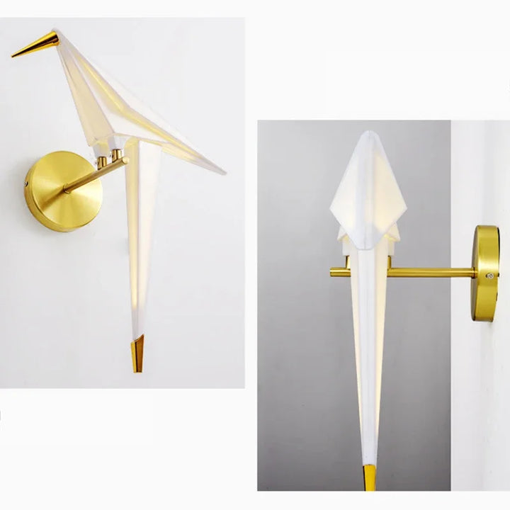 Designerski kinkiet LED, lampa ścienna z motywem kranu i papieru. Tworzy nastrojowe oświetlenie wnętrz.