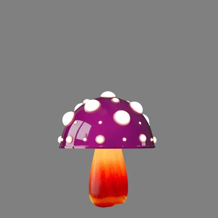 Designerska lampa stołowa LED w formie grzybka, eleganckie oświetlenie wnętrz z USB.