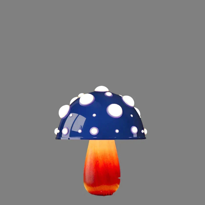 Energooszczędna lampa stołowa LED Grzybek, designerskie oświetlenie z USB, w stylu minimalistycznym.