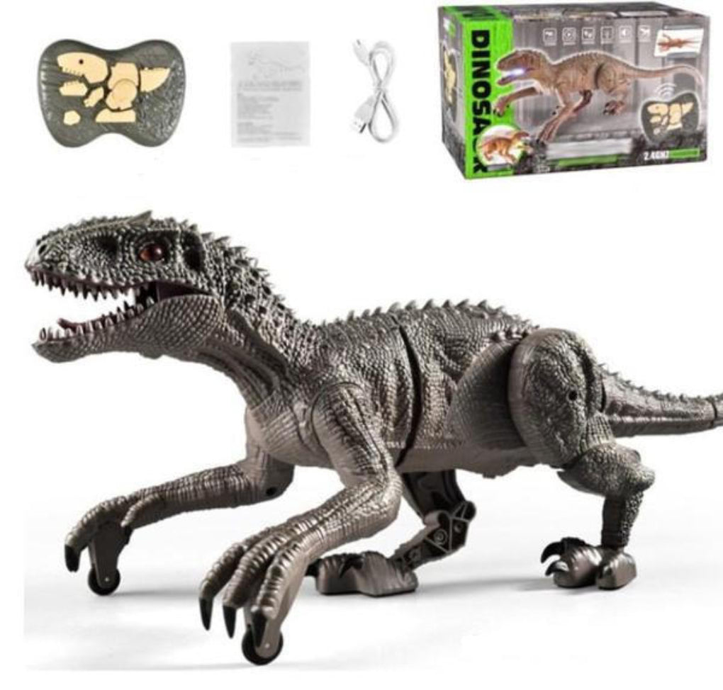 Zabawkowy welociraptor ze zdalnym sterowaniem na prezent