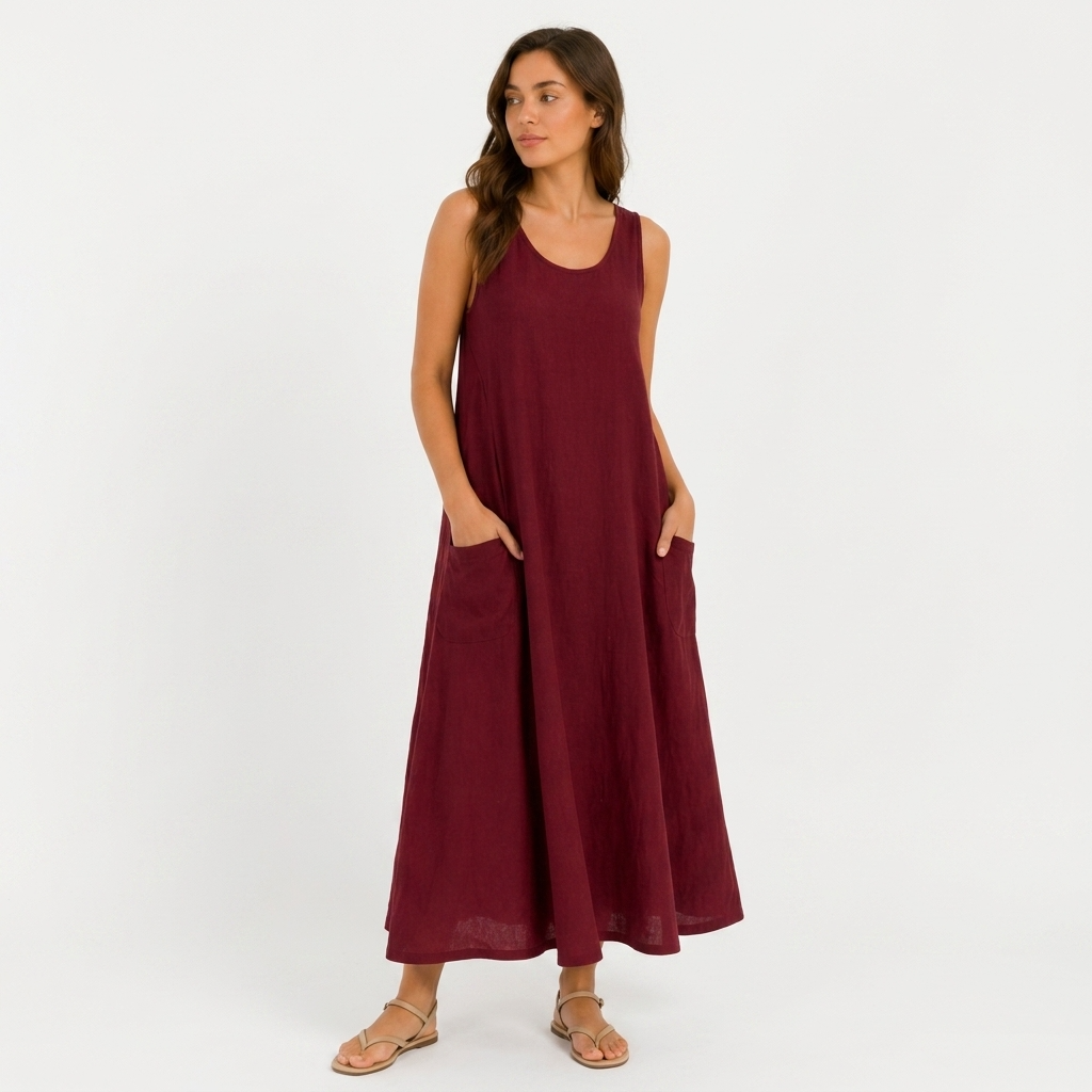 Elegancka i wygodna sukienka damska maxi na lato