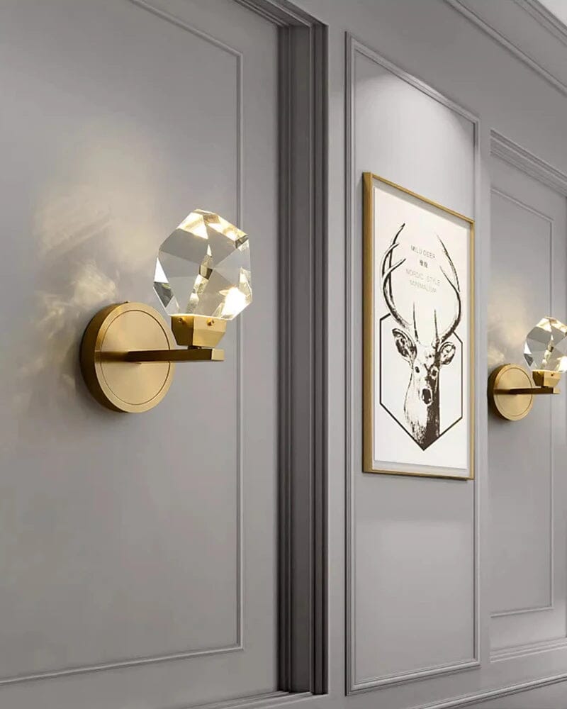 Kryształowe oświetlenie sufitowe, elegancka lampa do jadalni
