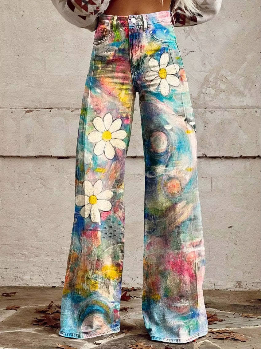 Eleganckie spodnie w stylu retro dla kobiet