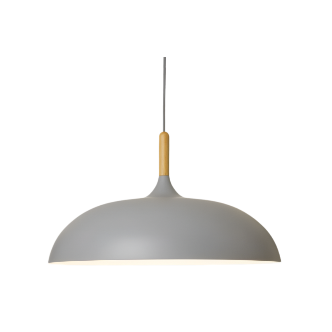 Ciepłe światło LED: drewniana lampa wisząca, skandynawski design, do salonu lub sypialni.