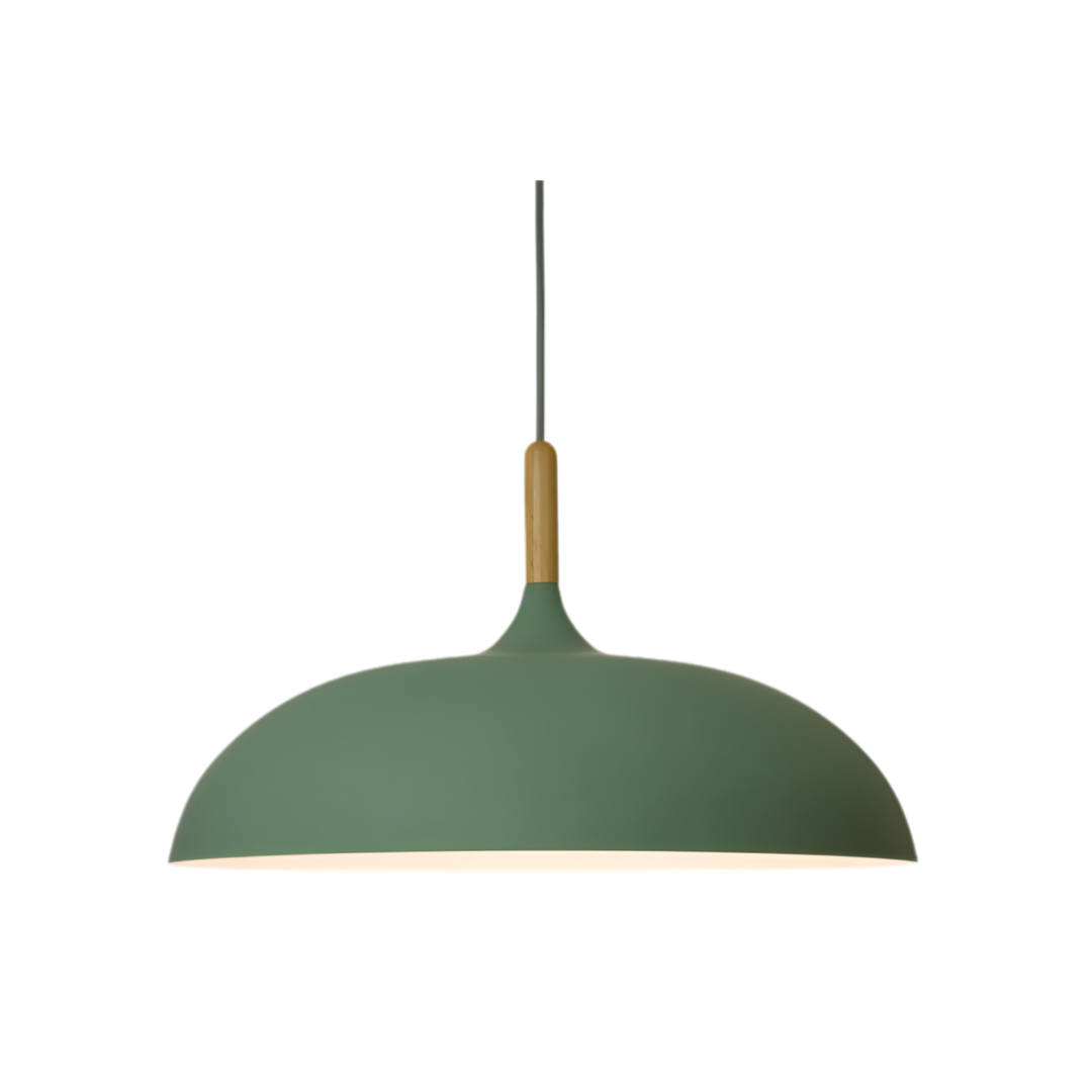 Designerska drewniana lampa wisząca, skandynawski wystrój wnętrz, oświetlenie LED E27.
