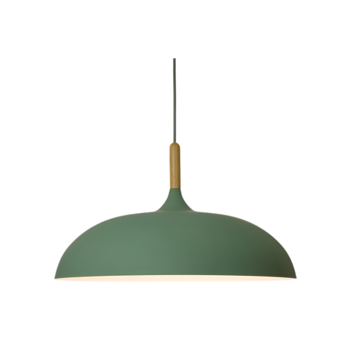 Designerska drewniana lampa wisząca, skandynawski wystrój wnętrz, oświetlenie LED E27.