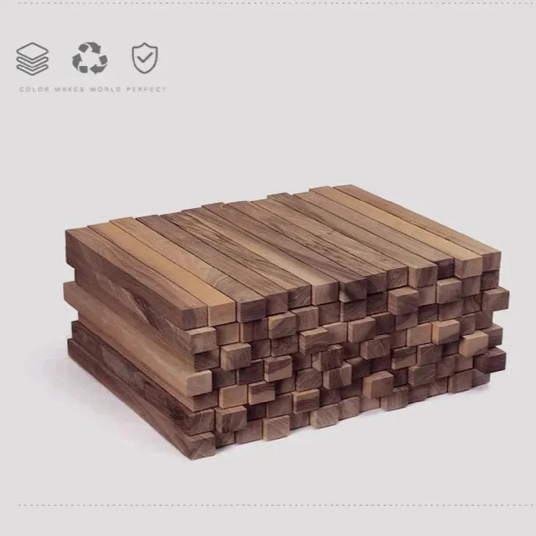 Elegancki zegar ścienny drewniany, skandynawski design, doskonały wystrój do salonu.