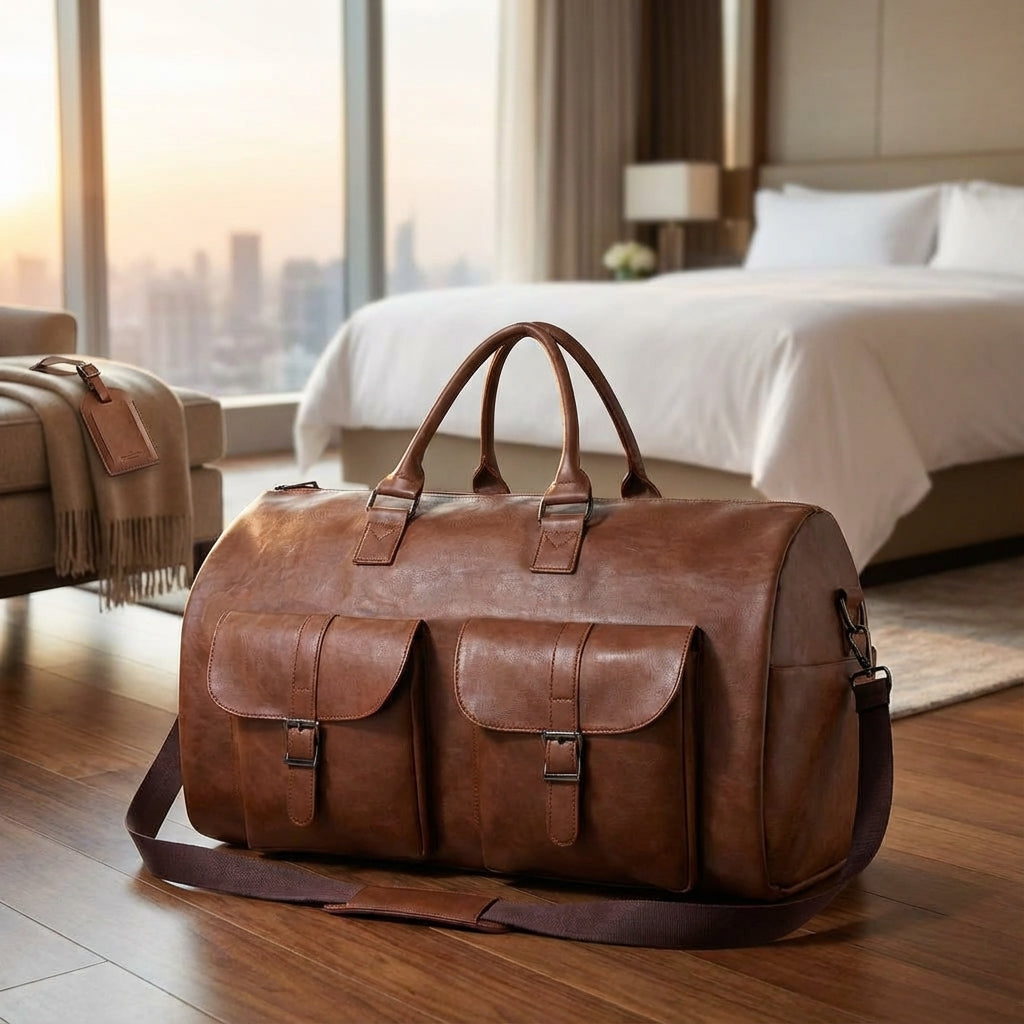 Duża torba podróżna Carrylux weekender z praktyczną komorą na buty, idealna na weekendowe wyjazdy.
