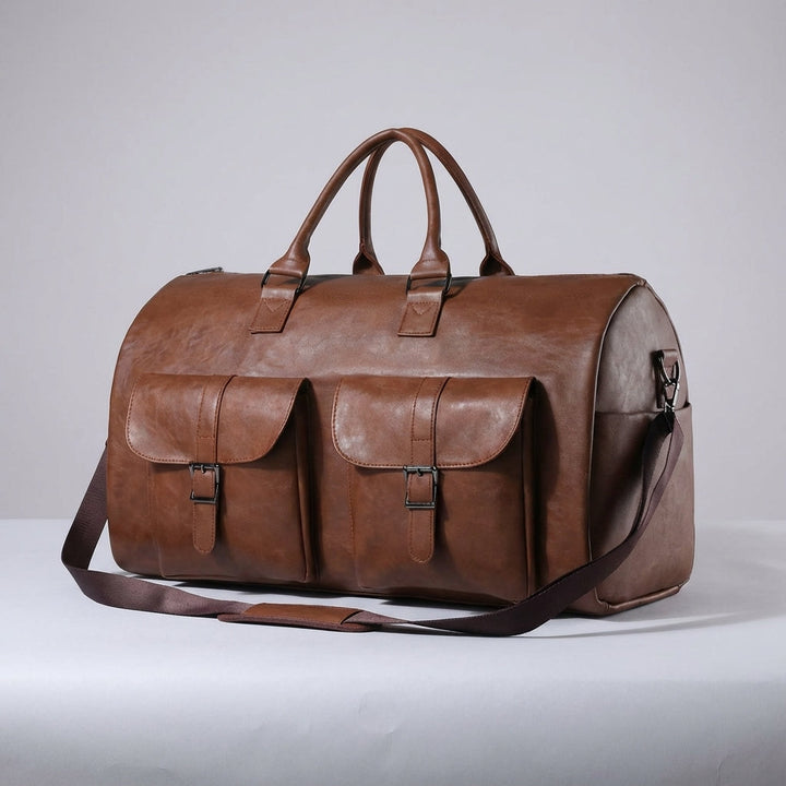 Elegancka torba podróżna uniseks, weekender z osobną komorą na buty. Idealna jako bagaż podręczny.