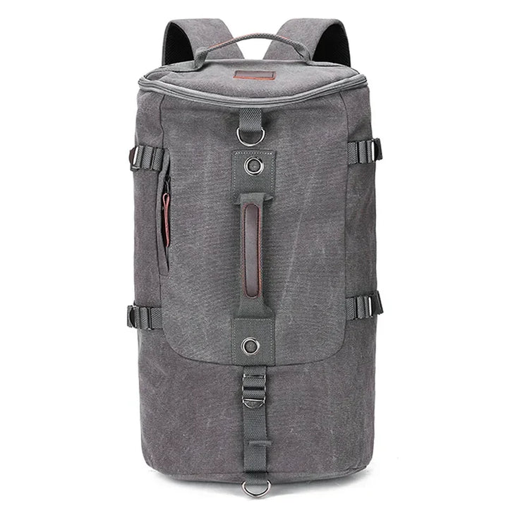 Plecak turystyczny płócienny TrailHaven, duża pojemność na długie wędrówki. Unisex, wytrzymały i praktyczny.