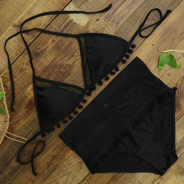 Kobiece bikini dwuczęściowe z wysokim stanem na plażę