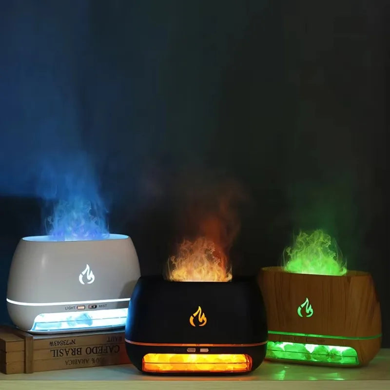 Dyfuzor zapachowy LED z solą himalajską. Tworzy relaksującą atmosferę i oczyszcza powietrze w pomieszczeniu.