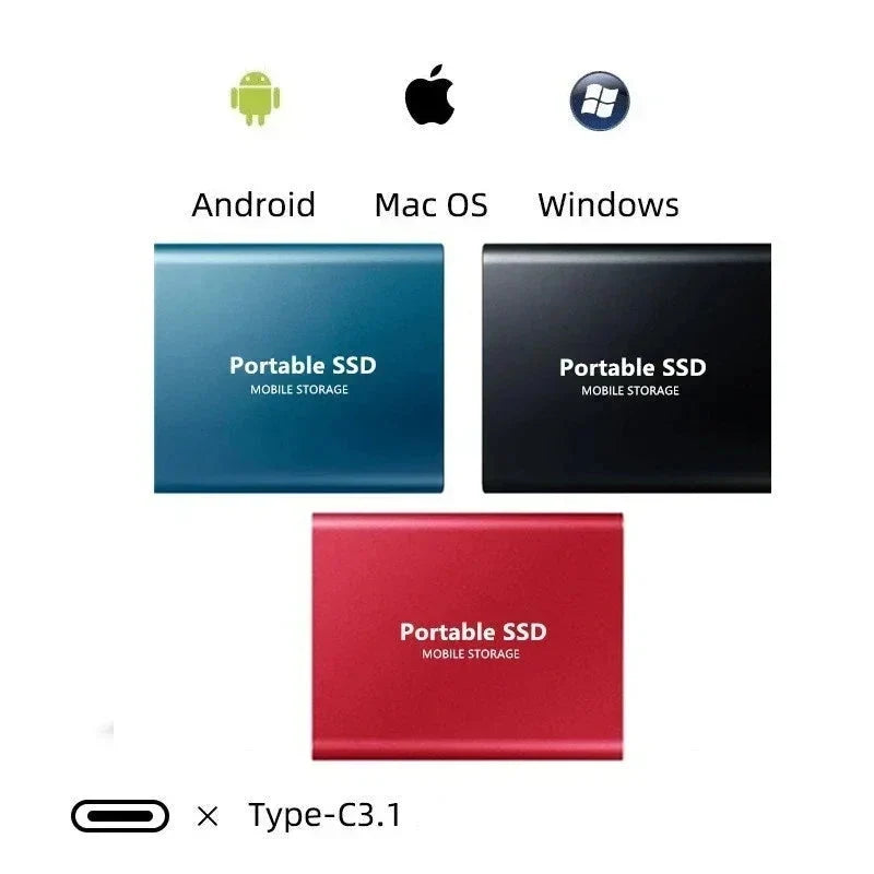 Mały dysk SSD 2TB USB-C trzymany w dłoni jako gadżet PC