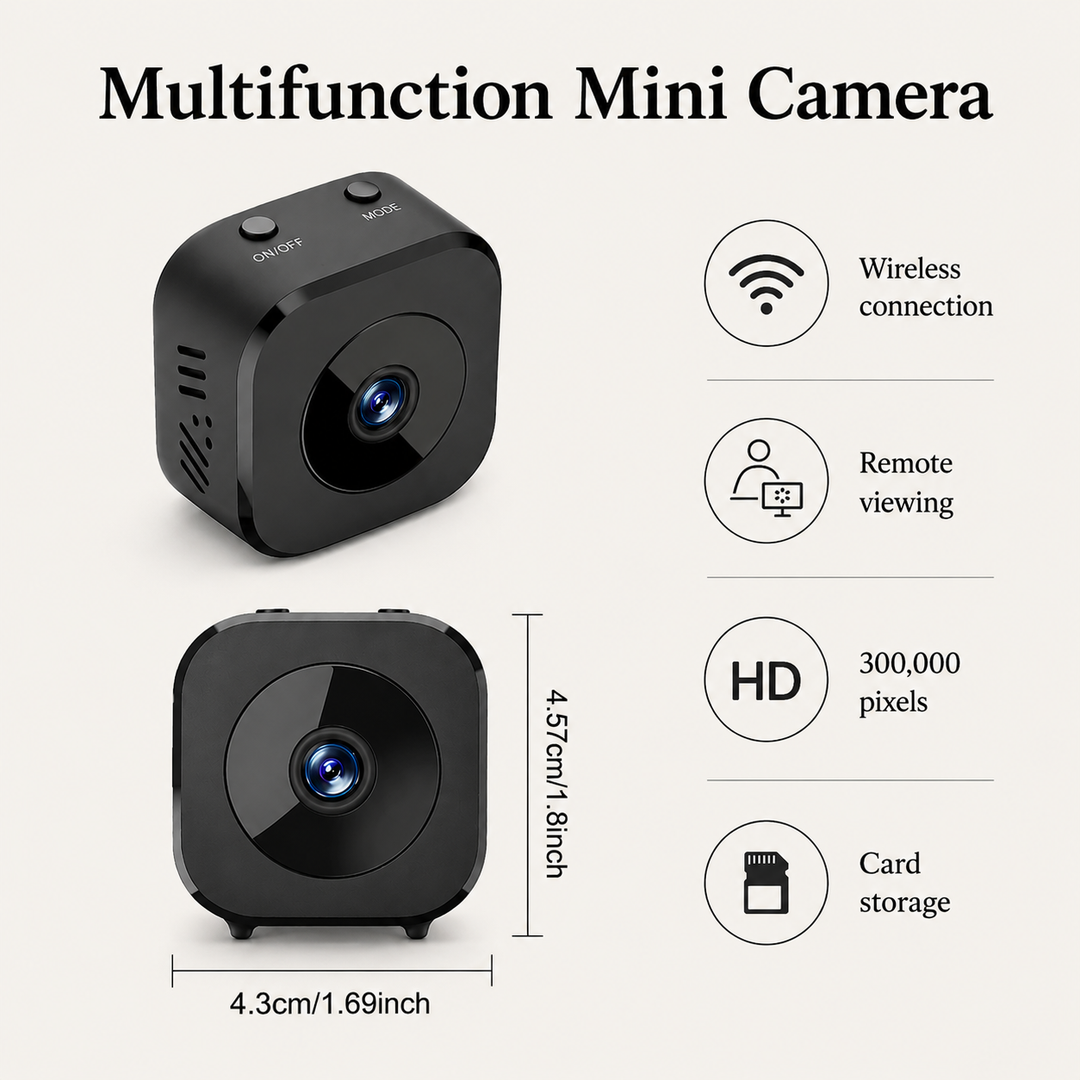 Kompaktowa kamera domowa WiFi IP, idealna do monitoringu bezprzewodowego w systemie inteligentnego domu.