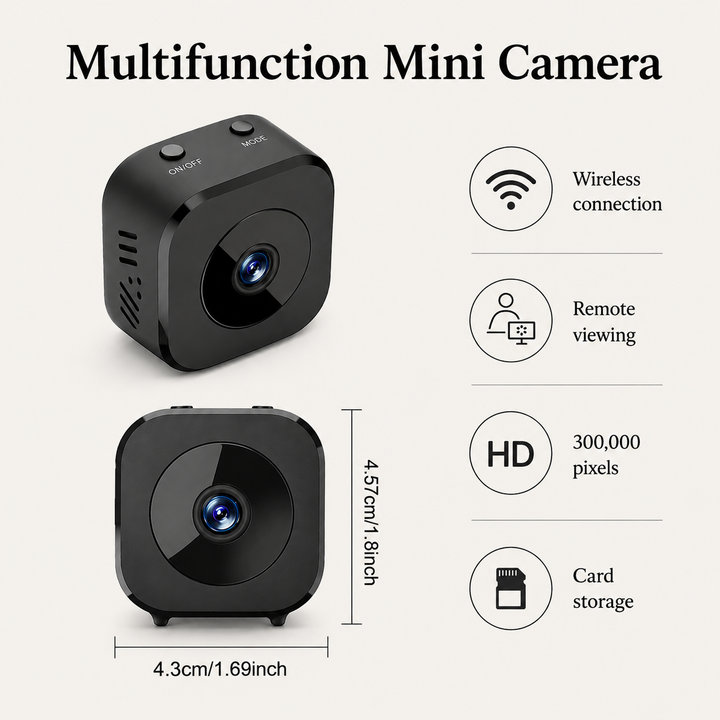 Kompaktowa kamera domowa WiFi IP, idealna do monitoringu bezprzewodowego w systemie inteligentnego domu.