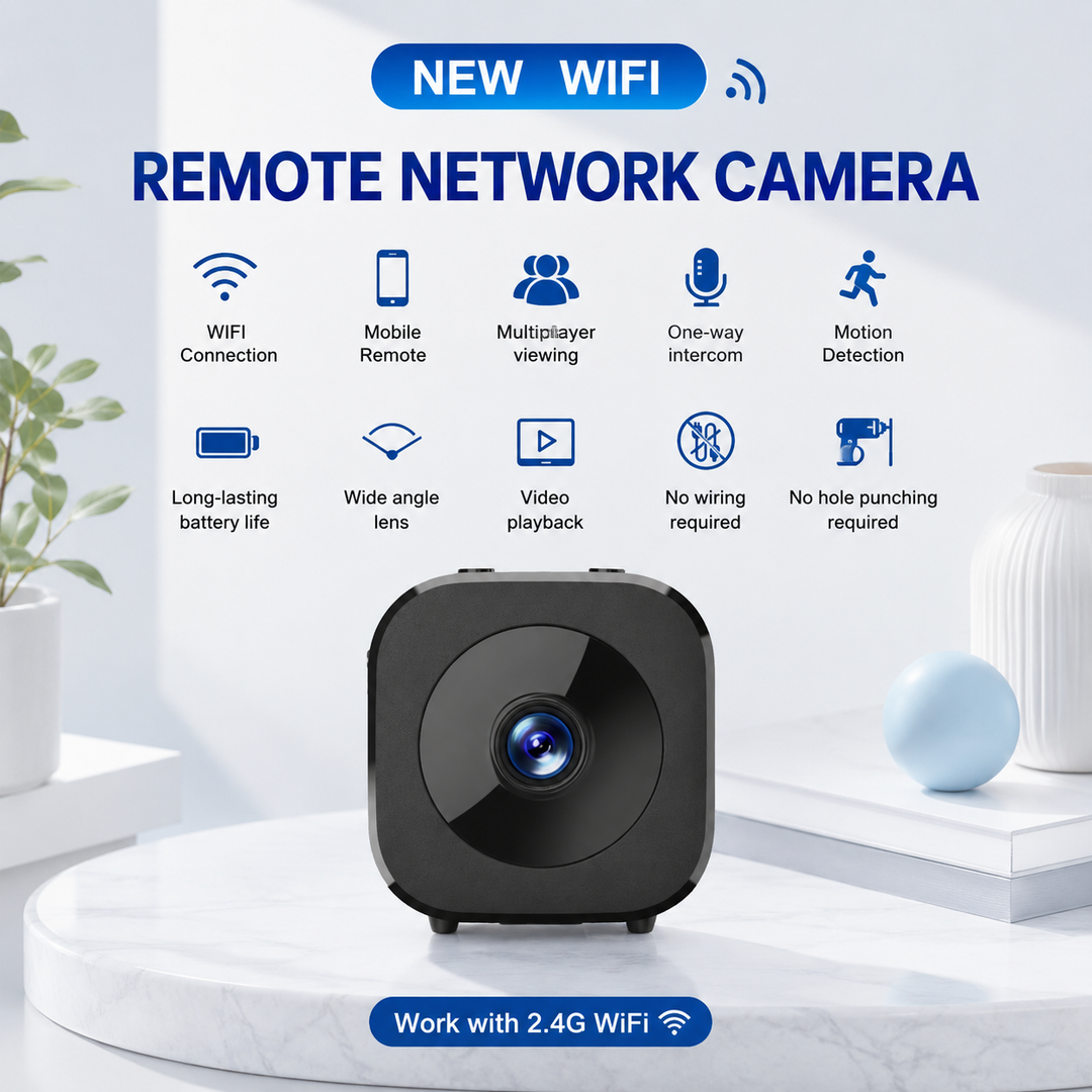 Bezprzewodowa kamera monitoringu WiFi z funkcją zdalnego podglądu, klucz do Twojego bezpieczeństwa.