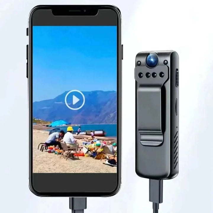 Dyskretny mini rejestrator wideo HD, ukryta kamera szpiegowska. Idealny do monitoringu i nagrywania w Full HD.