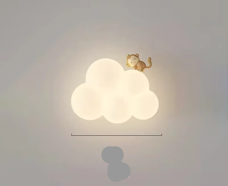 Lampa ścienna LED dla dzieci z uroczymi motywami. Nowoczesna dekoracja i bezpieczne oświetlenie pokoju.
