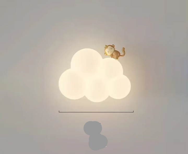 Lampa ścienna LED dla dzieci z uroczymi motywami. Nowoczesna dekoracja i bezpieczne oświetlenie pokoju.