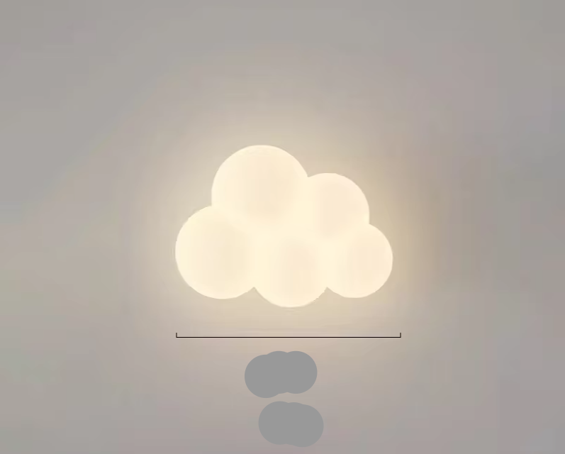 Nowoczesne oświetlenie dziecięce. Lampa ścienna LED z motywami, bezpieczne i kojące światło do pokoju.
