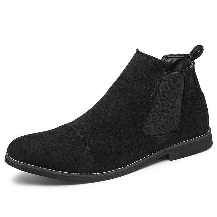 Czarne męskie buty sztyblety do eleganckich stylizacji