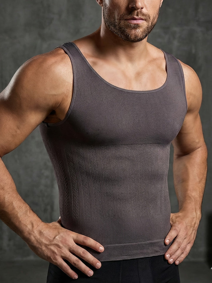 Męski szary podkoszulek bezszworowy tank top