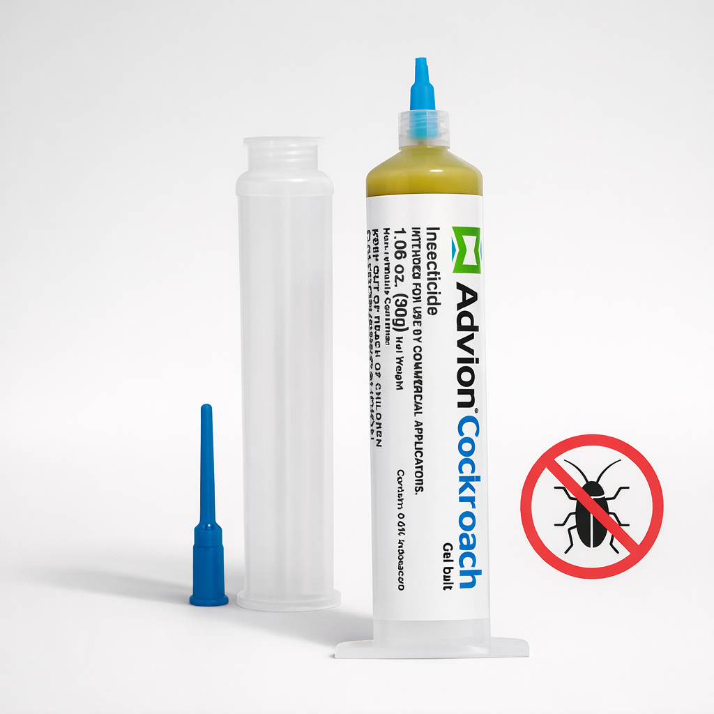 Strzykawka z żelem na karaluchy dla precyzyjnej aplikacji, łatwa w użyciu do zwalczania szkodników domowych.