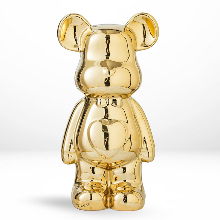 Elegancka ceramiczna figurka ozdobna, idealna dekoracja do nowoczesnego salonu i wnętrz.