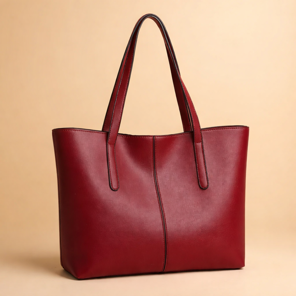 Stylowa damska torba shopper z materiału ekologicznego, eleganckie akcesorium o dużej pojemności.