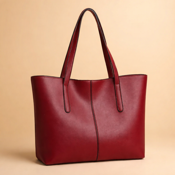 Stylowa damska torba shopper z materiału ekologicznego, eleganckie akcesorium o dużej pojemności.