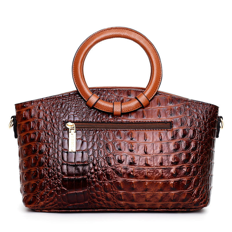 Stylowa skórzana torebka shopper dla kobiet. Praktyczna i modna, do casualowych i eleganckich stylizacji.