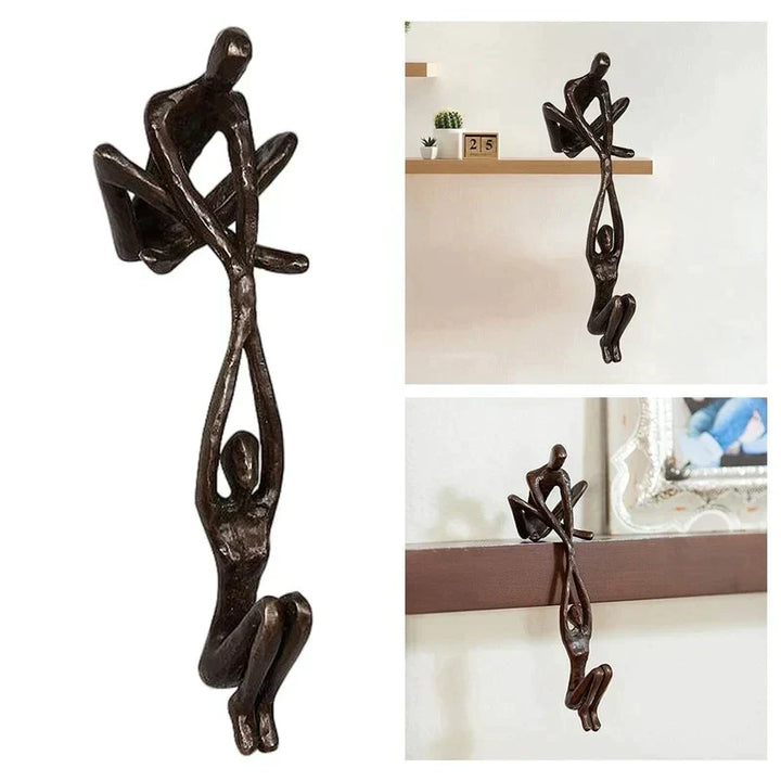 Elegancka figurka dekoracyjna "Miłość i Moc", symbolizująca siłę związku. Idealna ozdoba wnętrz, prezent.