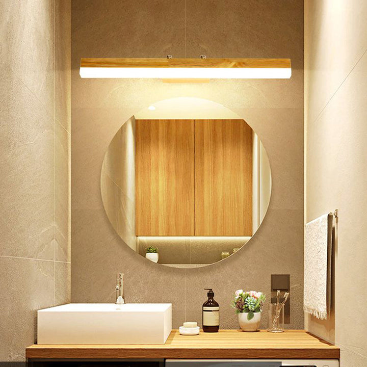 Minimalistyczna lampa ścienna LED, białe światło, nowoczesny design, do dekoracyjnego oświetlenia wnętrz.