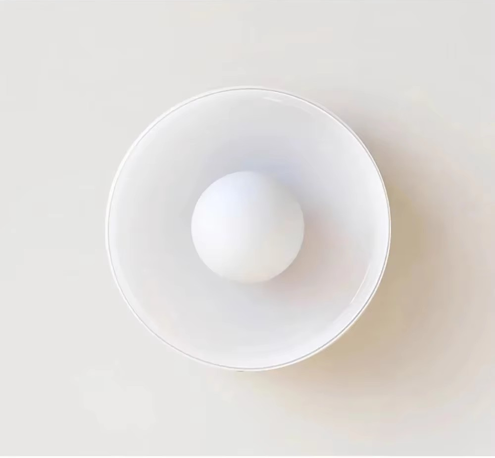 Minimalistyczna lampa ścienna/sufitowa ze szkła, do nowoczesnych wnętrz, oświetlenie domu.