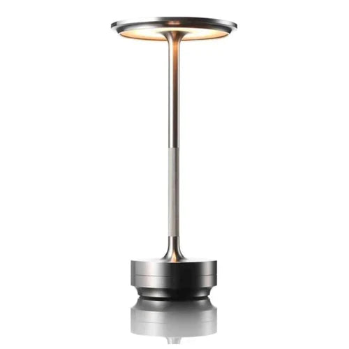 Wysokiej jakości lampa stołowa LED, bezprzewodowa, elegancki design, dopełnienie każdego nowoczesnego wnętrza.