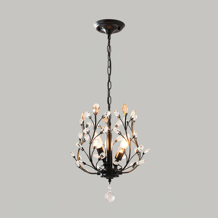 Złota lampa wisząca, kryształowe oświetlenie do salonu, nowoczesny design, nadające wnętrzu splendor.