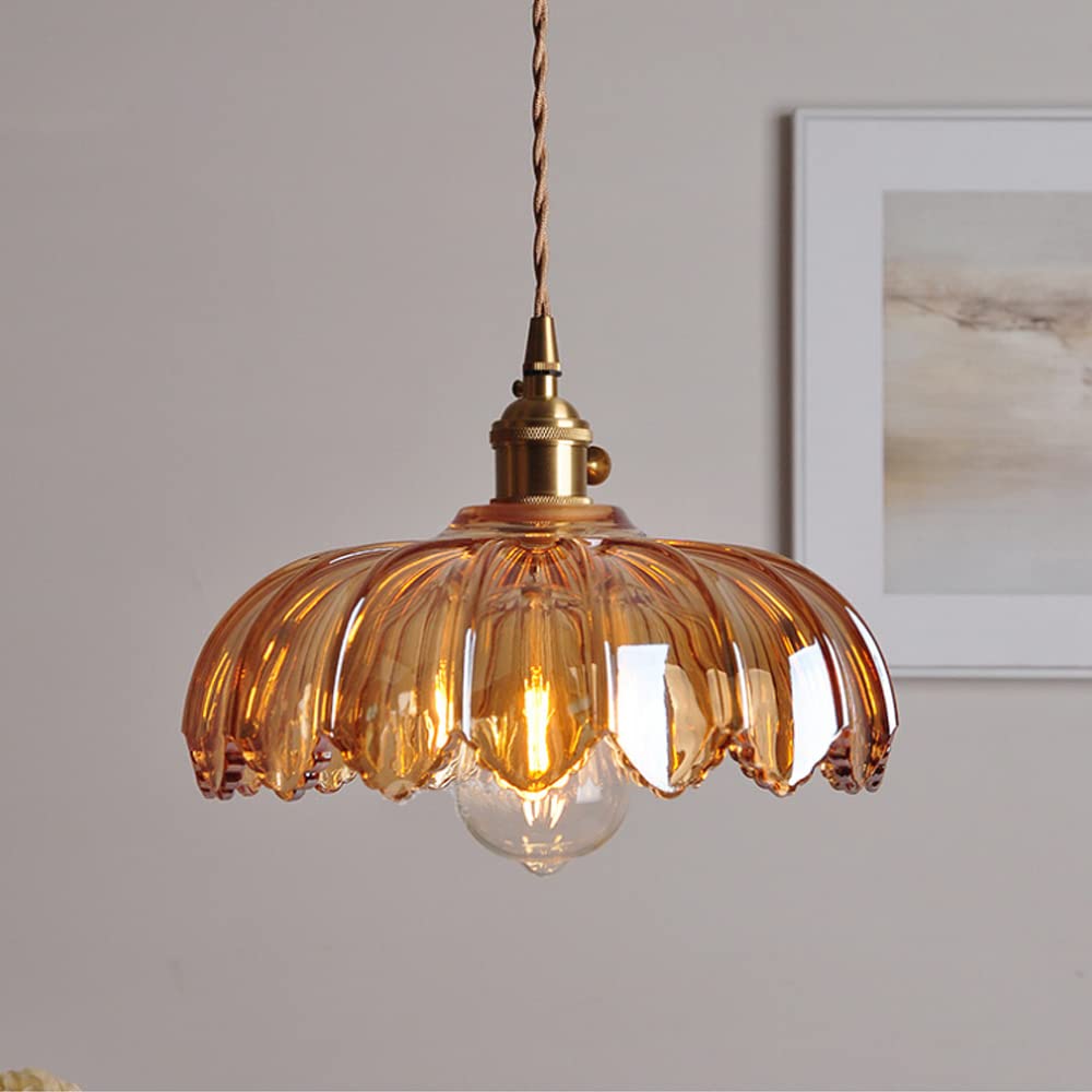 Lampa wisząca szklana biała, oświetlenie do sypialni, elegancki design.