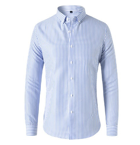 Wygodna męska koszula w paski Filip, idealna do eleganckich i casualowych stylizacji.