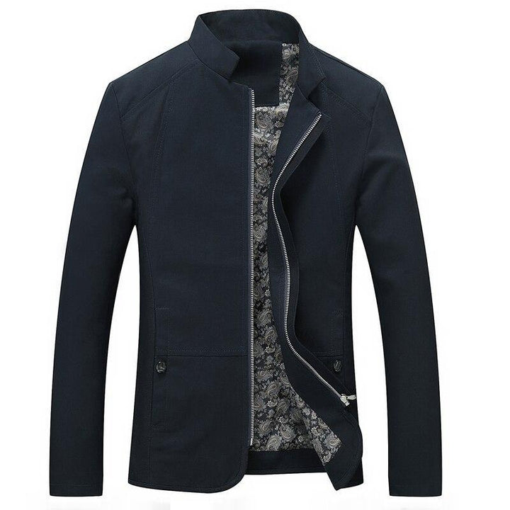 Wiosenna/jesienna męska kurtka przejściowa, elegancka i praktyczna, idealna do codziennych stylizacji.