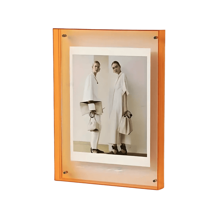Nowoczesna ramka na zdjęcia akrylowa w stylu Art Deco, dekoracja ścienna.