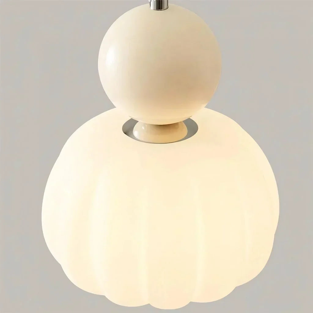 Lampa sufitowa designerska, styl Art Deco, szklana, oświetlenie jadalni retro.