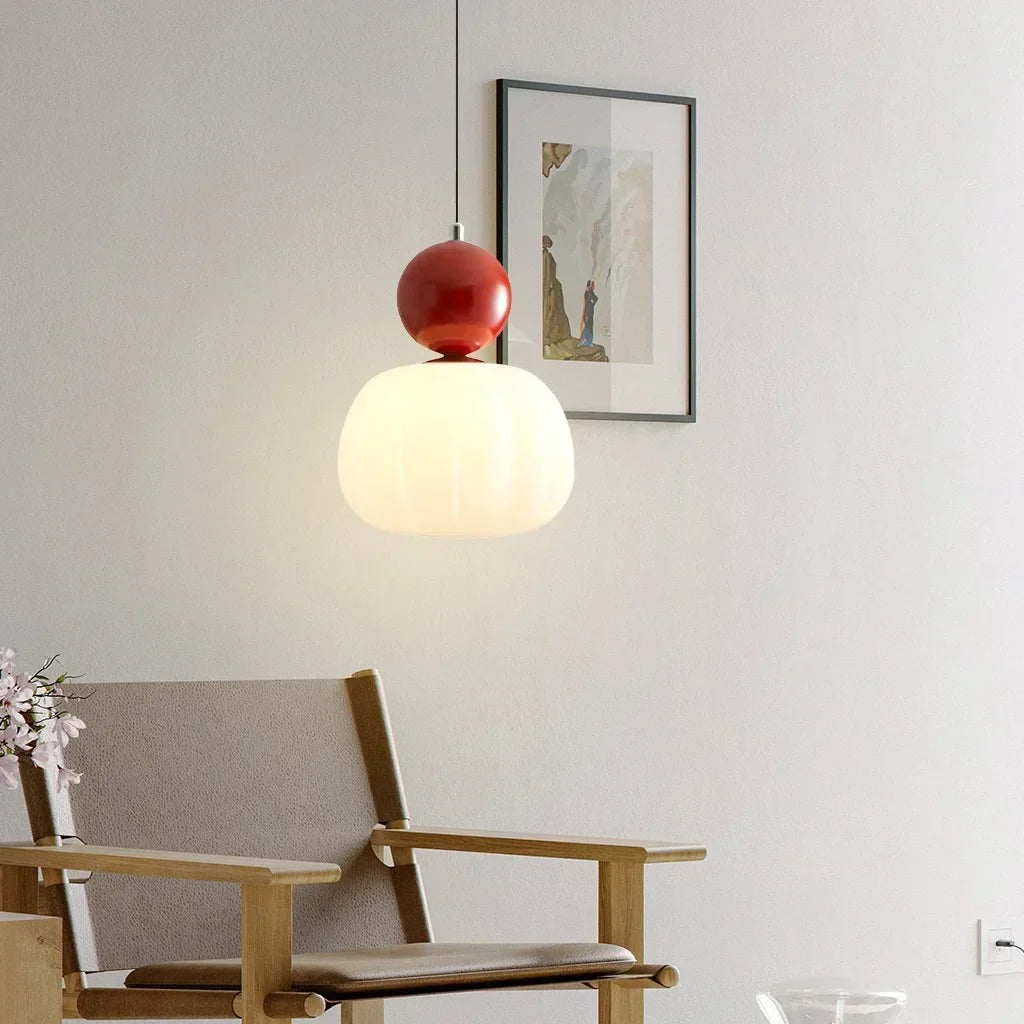 Retro lampa sufitowa szklana, oświetlenie Art Deco do eleganckich wnętrz.