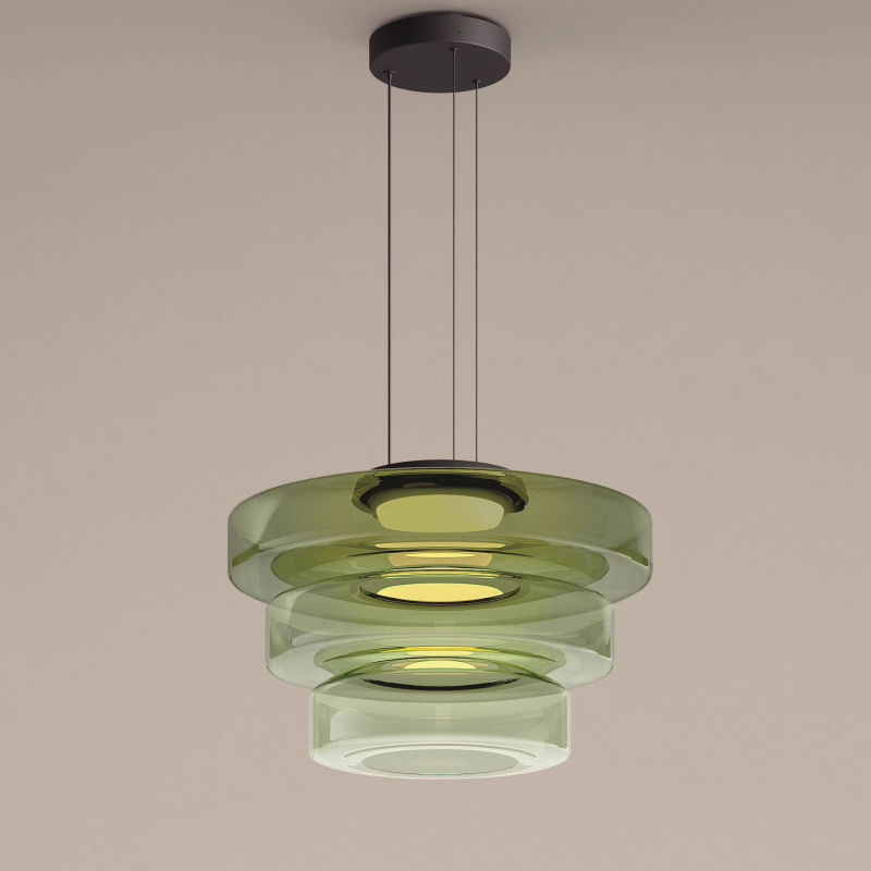 Elegancka, wisząca lampa szklana. Nowoczesny akcent do Twojego domu. Subtelne oświetlenie.