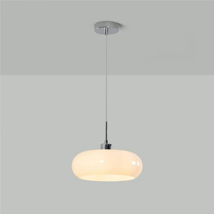 Oświetlenie sufitowe, lampa wisząca szklana, styl skandynawski, do nowoczesnych wnętrz.