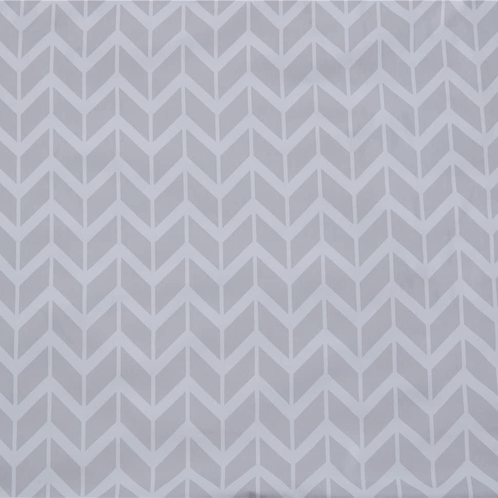 Komfortowy zestaw pościeli w jodełkę, 7-częściowy. Elegancki wzór chevron, z prześcieradłem i poszewkami.