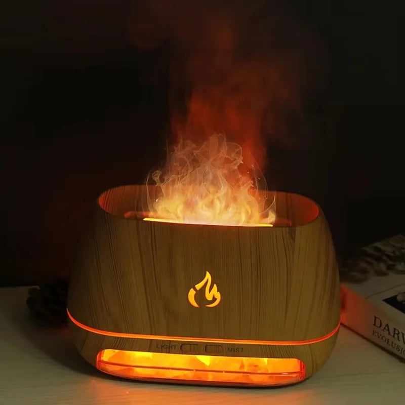 Elegancki dyfuzor zapachowy z oświetleniem LED do aromaterapii. Tworzy relaksującą atmosferę w domowym wnętrzu.