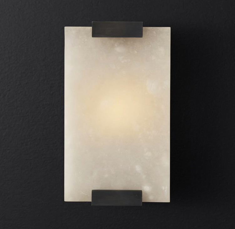 Kinkiet Roux Alabaster, lampa ścienna, retro design, oświetlenie dekoracyjne, wysoka jakość.
