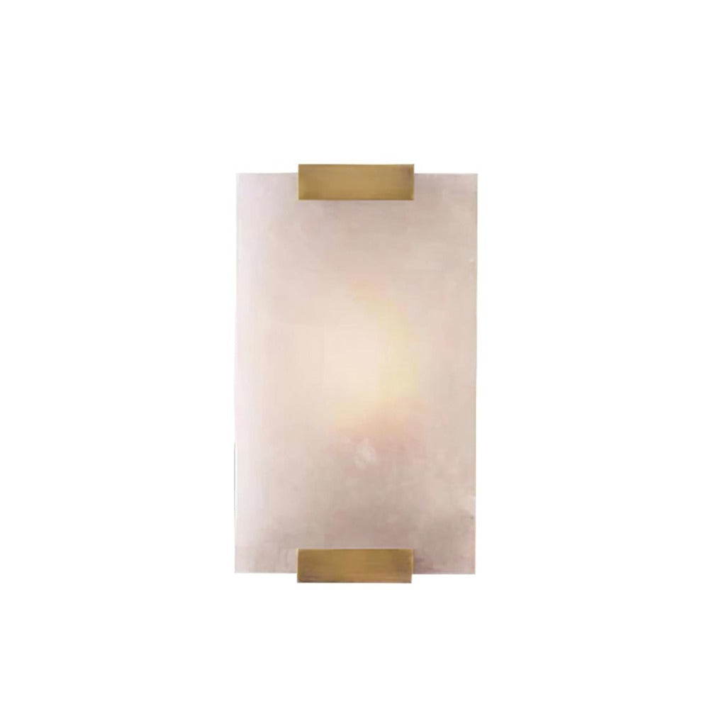 Lampa ścienna Roux Alabaster z naturalnego kamienia, nastrojowe oświetlenie, dekoracja.